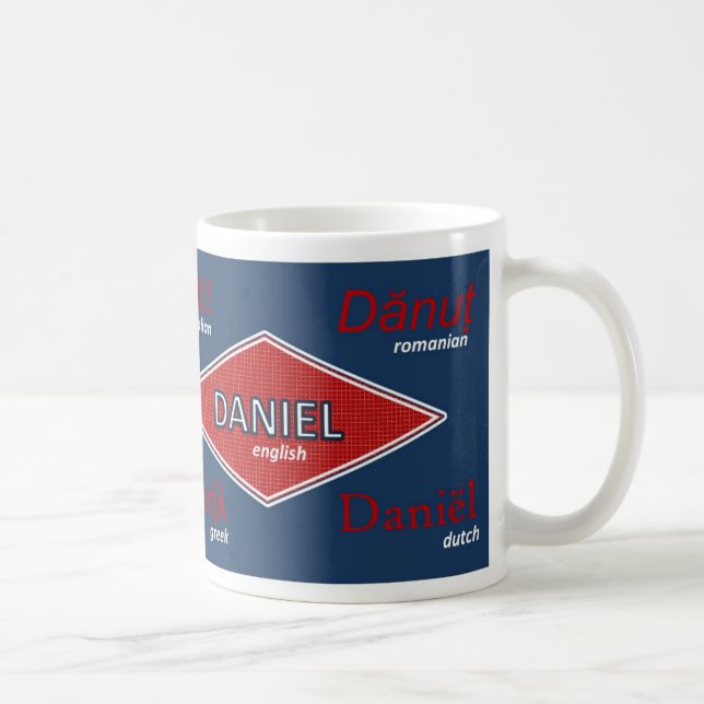 Caneca conhecida internacional de Daniel (Direita)