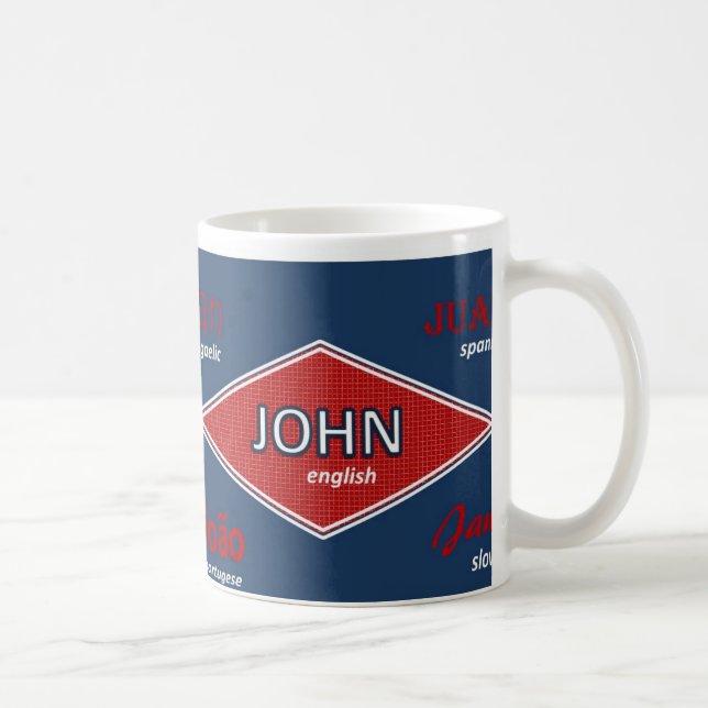 Caneca conhecida internacional de John (Direita)