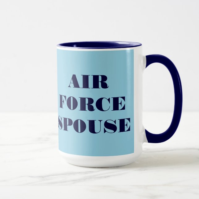 Caneca Cônjuge da Força Aérea Mug (Direita)