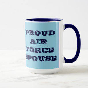 Caneca Cônjuge da Força Aérea Orgulhosa