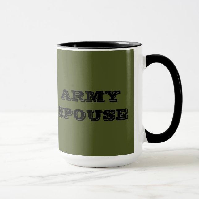 Caneca Cônjuge do Exército de Mug (Direita)