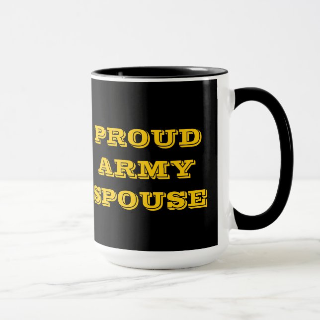 Caneca Cônjuge do Exército Orgulhoso de Mug (Direita)