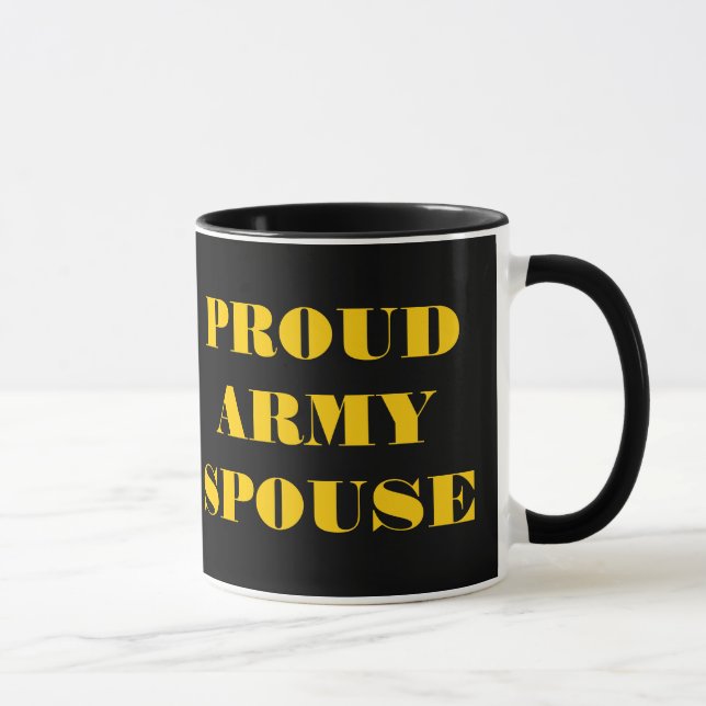 Caneca Cônjuge do Exército Orgulhoso de Mug (Direita)