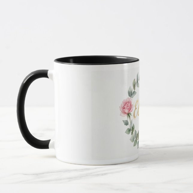 Caneca Conjunto de Adesivos de Folha Dourada com Coroa Fl (Esquerda)