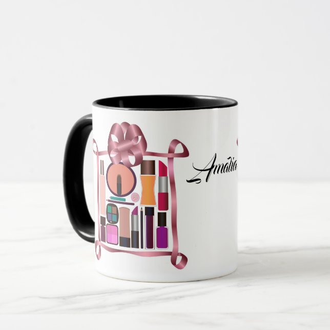 Caneca Conjunto de cosméticos (Frente Esquerda)