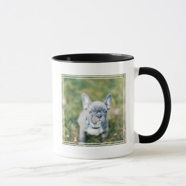 Caneca Conjunto de um Bulldog Francês (Direita)