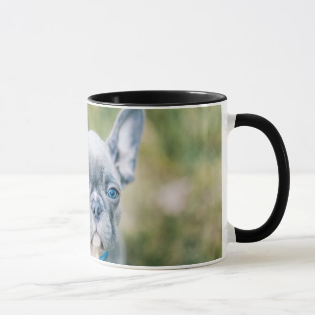 Caneca Conjunto de um Bulldog Francês (Direita)