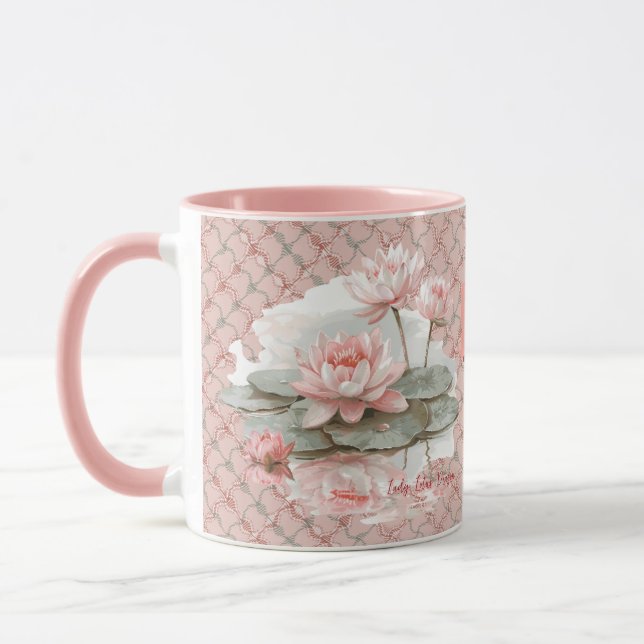 Caneca Conjunto Lotus Pond 11oz (Esquerda)