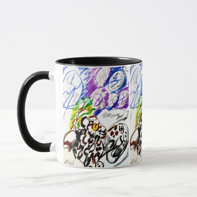 Caneca conjunto Snow Leopard  (Esquerda)