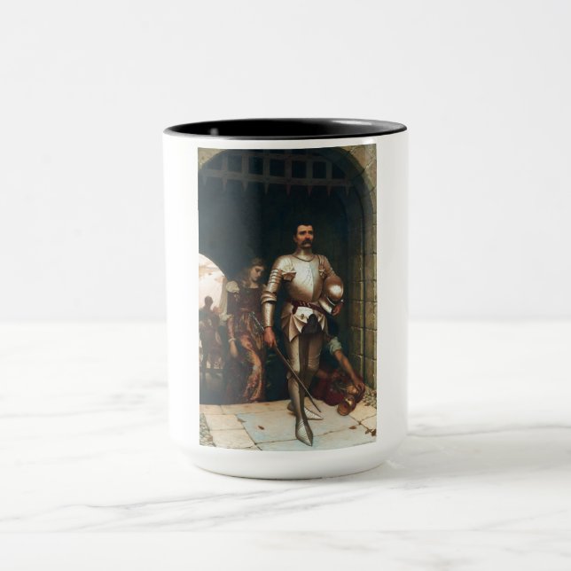 Caneca Conquista (cavaleiro vitorioso medieval) (Centro)