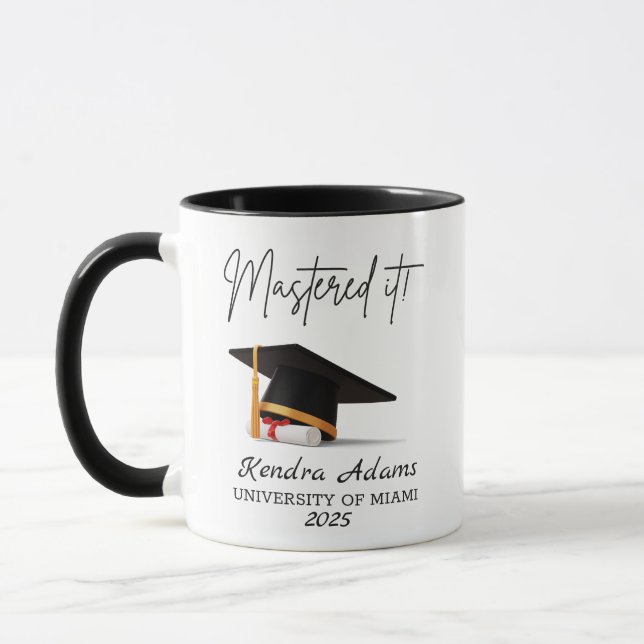 Caneca Conquistou! Mestrado (Esquerda)