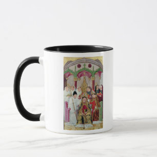 Caneca Consagração de um Bishop, escola Valencian