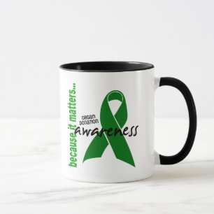 Caneca Consciência da doação de órgão