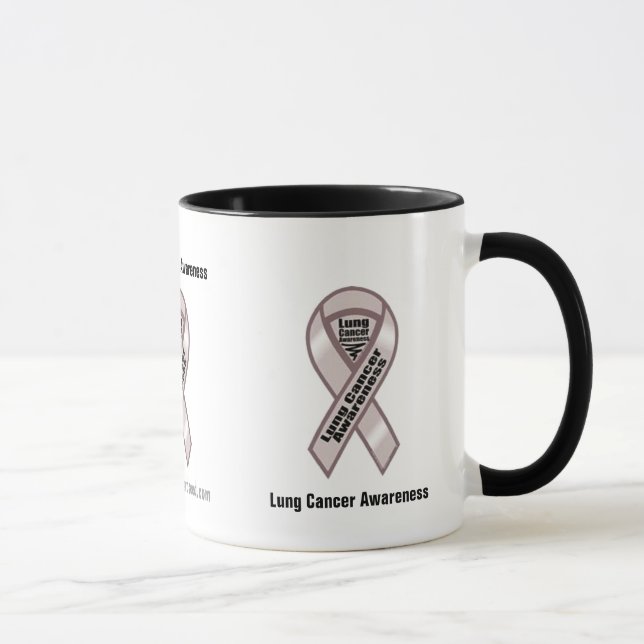 Caneca Consciência do Cancer pulmonar (Direita)