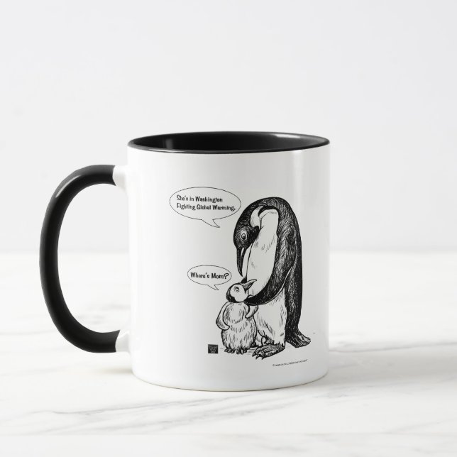 Caneca Consciência do pinguim (Esquerda)