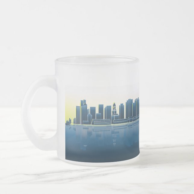 Caneca consciente da skyline de Boston (Esquerda)