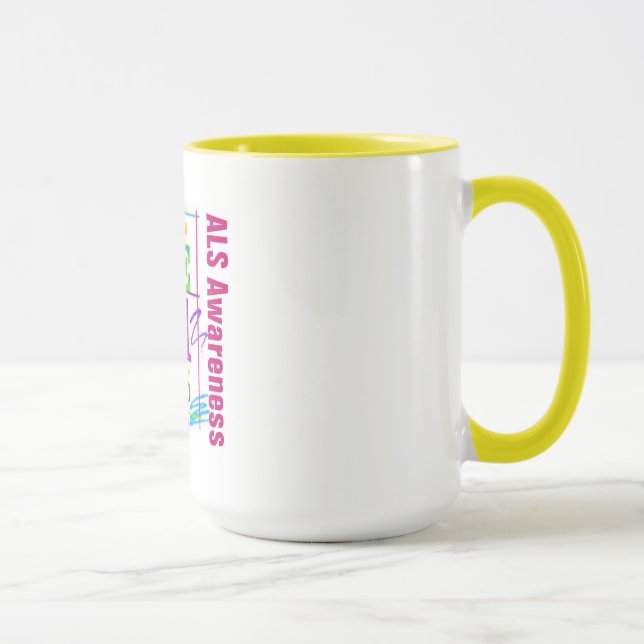 Caneca Conscientização ALS / Jesus É o Senhor (Direita)