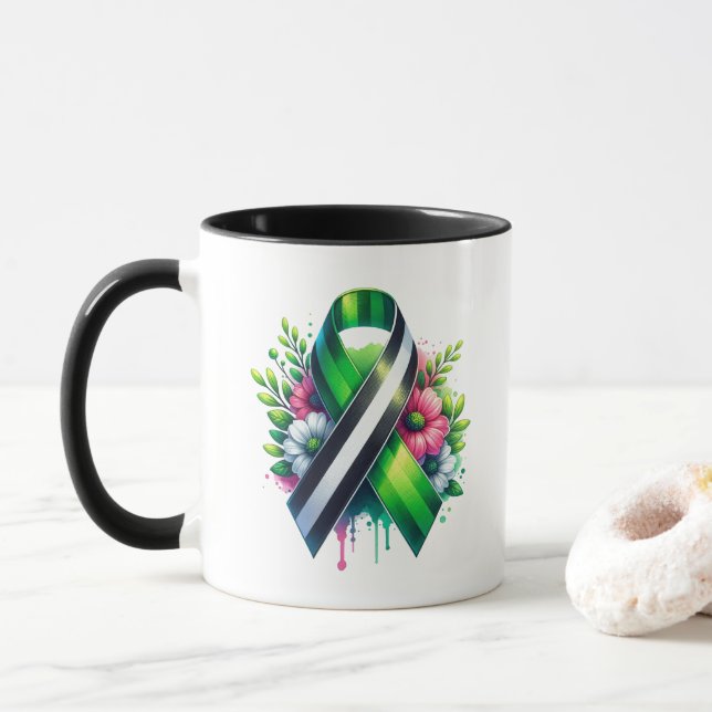 Caneca Conscientização sobre Bipolar | A esperança é mais (Com Donut)