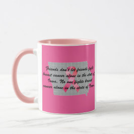 Caneca Conscientização sobre o Câncer de Mama em Iowa