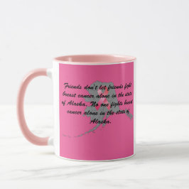 Caneca Conscientização sobre o Câncer de Mama no Alasca