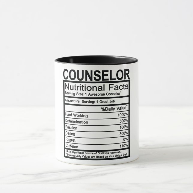 Caneca Conselheiro de Fatos Nutricionais (Centro)