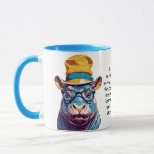 Caneca Conselho Engraçado De Um Hippo