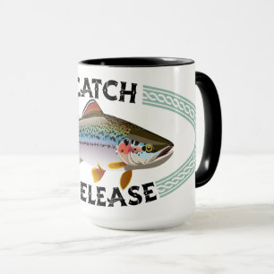Caneca Conservação de Recursos de Truta Arco-Íris Soltura