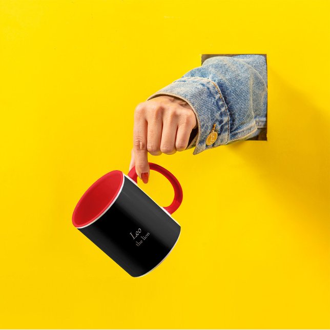 Caneca Constelação de Leo (Criador carregado)