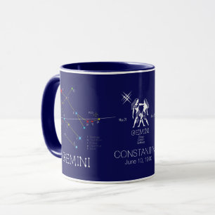Caneca Constelação de Zodac Gemini