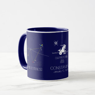 Caneca Constelação de Zodíaco Capricornus
