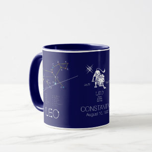 Caneca Constelação Zodiac Leo