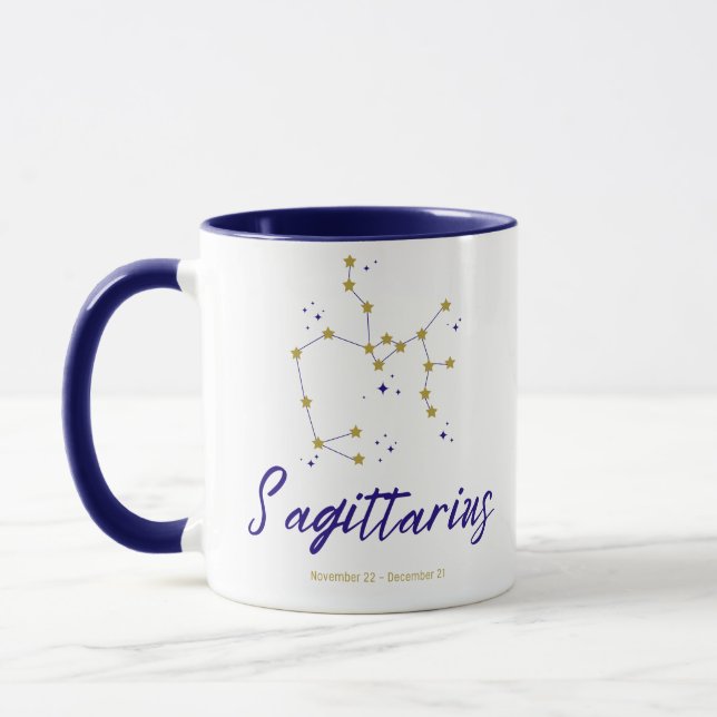 Caneca Constelação Zodiac Sagittarius - Star Archer Astro (Esquerda)