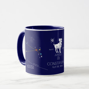 Caneca Constelação Zodiacal Áries