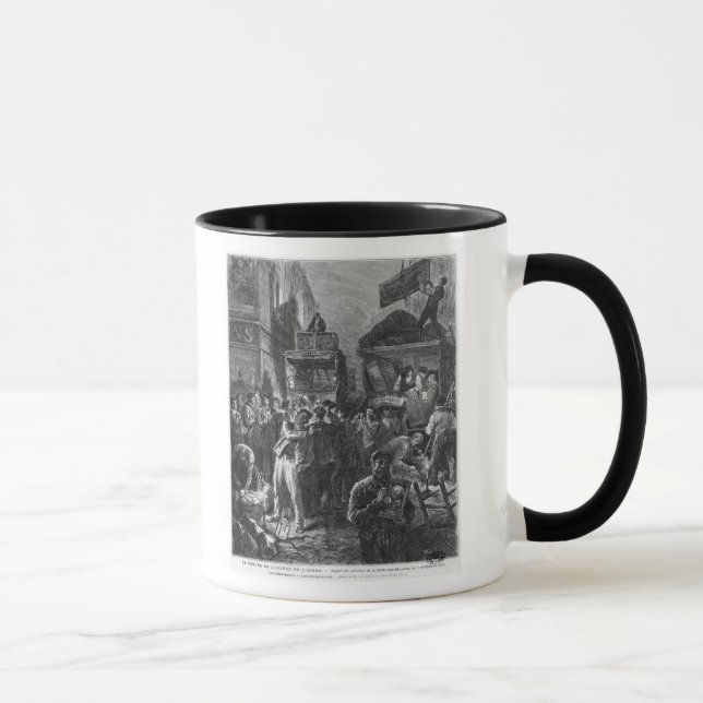 Caneca Construção da avenida de l'Opera (Direita)