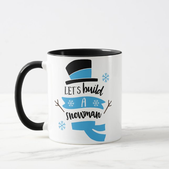 CANECA CONSTRUIR UM SNOWMAN (Esquerda)