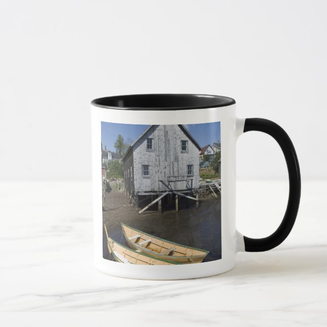 Caneca Construtor de dories, Lunenburg, Nova Escócia, Can (Direita)