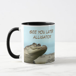 Caneca Consulte Você Mais Tarde Alligator
