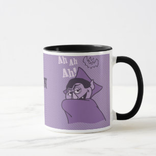 Caneca Conte von Count - Ah!   Adicione seu nome