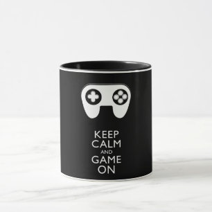Caneca CONTINUAR CALMO E JOGO ATIVO - PÁGINA DE Jogos