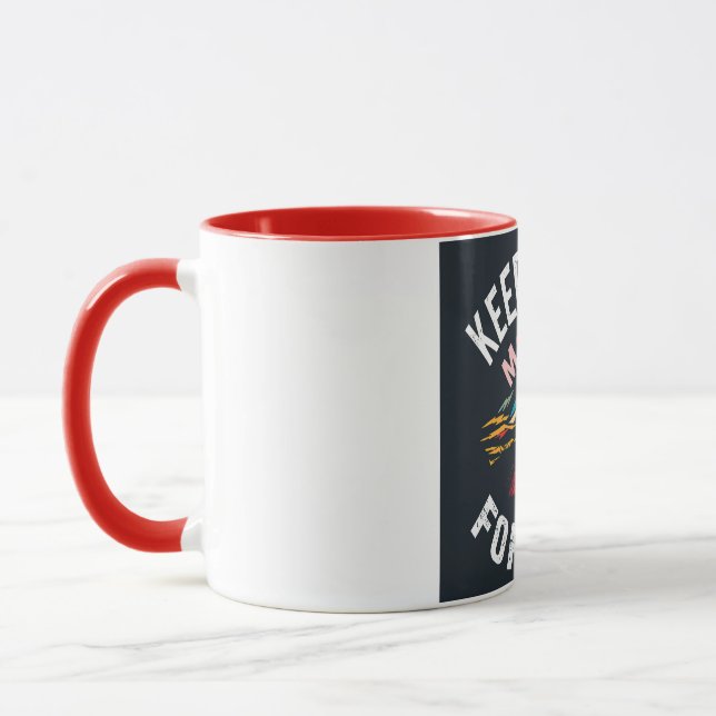 Caneca Continue Avançando, Mug Inspiracional (Esquerda)
