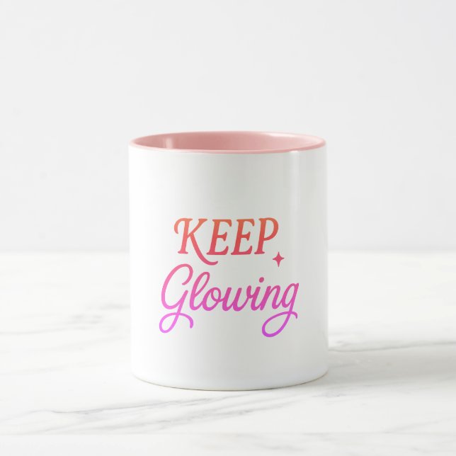 Caneca Continue Brilhando - Estética Suave  (Centro)