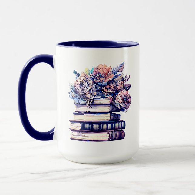 Caneca Contos Épicos Esperam | Amantes de Livros (Esquerda)