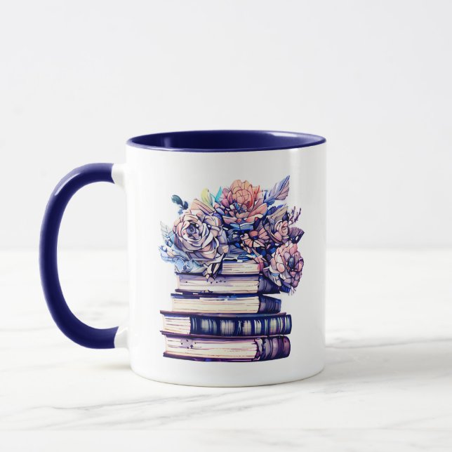 Caneca Contos Épicos Esperam | Amantes de Livros (Esquerda)