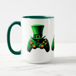 Caneca Controle de Video Game Rapazes Jogadores Irlandese