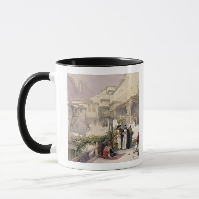 Caneca Convento de St. Catherine, monte Sinai, o 17 de (Esquerda)