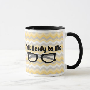 Caneca Conversa Nerdy a mim amor do geek