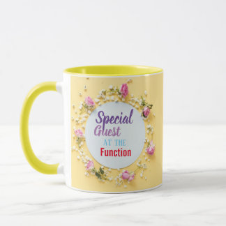Caneca Convidado Especial Personalizado na Função Pastel 