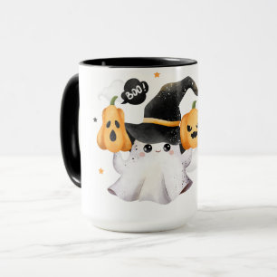 Caneca "Convite à Festa de Halloween Spooky - Beba Testem