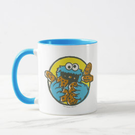 Caneca Cookie Monster Retro