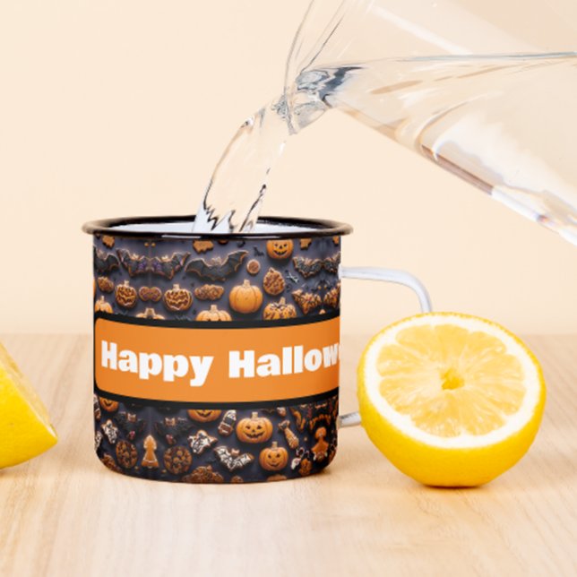 Caneca Cookies de Halloween Pão de Gingerpão Café Mug (Criador carregado)